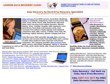 Tablet Screenshot of datarecoveryclinic.co.uk